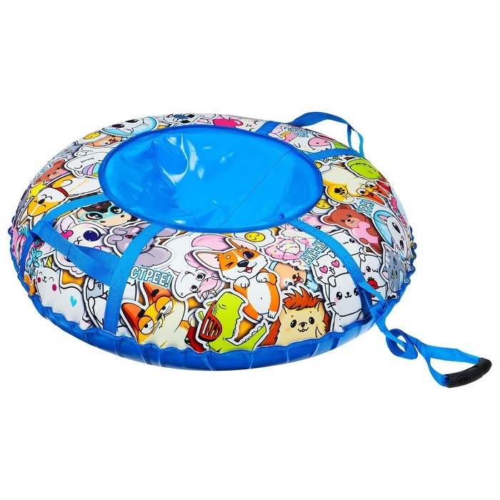 Тюбинг-ватрушка Winter Star «Стикер», LED-подсветка, диаметр чехла 100 см Тюбинг-ватрушка Winter Star «Стикер», LED-подсветка, диаметр чехла 100 см