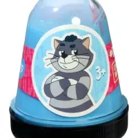Слайм "Простоквашино", голубой, капсула 130 г. Slime SLM340