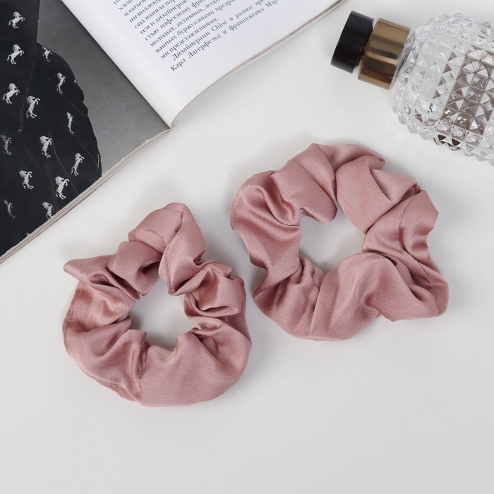 Резинка для волос Резинка для волос "Орбита" (набор 2 шт) Ариадна классик, 10 см, розовый