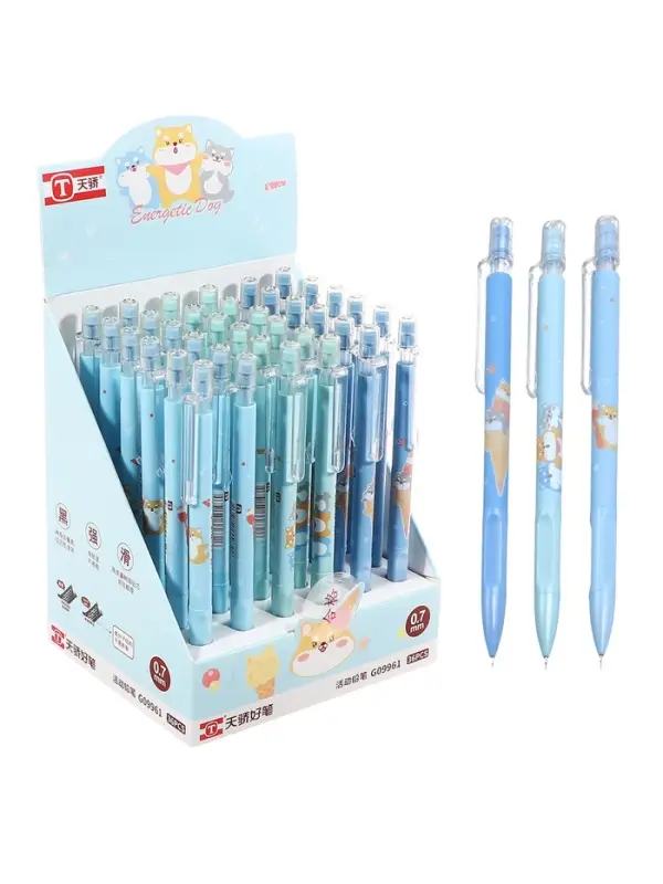 Карандаш механический, толщина грифеля 0.7 мм, НВ, корпус с рисунком, МИКС