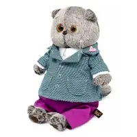 Мягкая игрушка "Басик в пиджаке с орнаментом", 22 см Ks22-268 Мягкая игрушка "Басик в пиджаке с орнаментом", 22 см Ks22-268