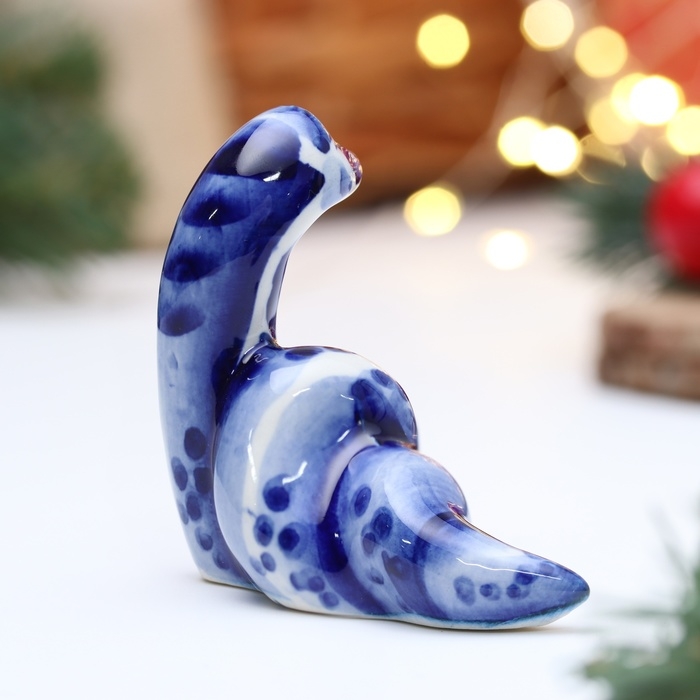 Сувенир символ года Сувенир символ года "Змея Гиана", гжель