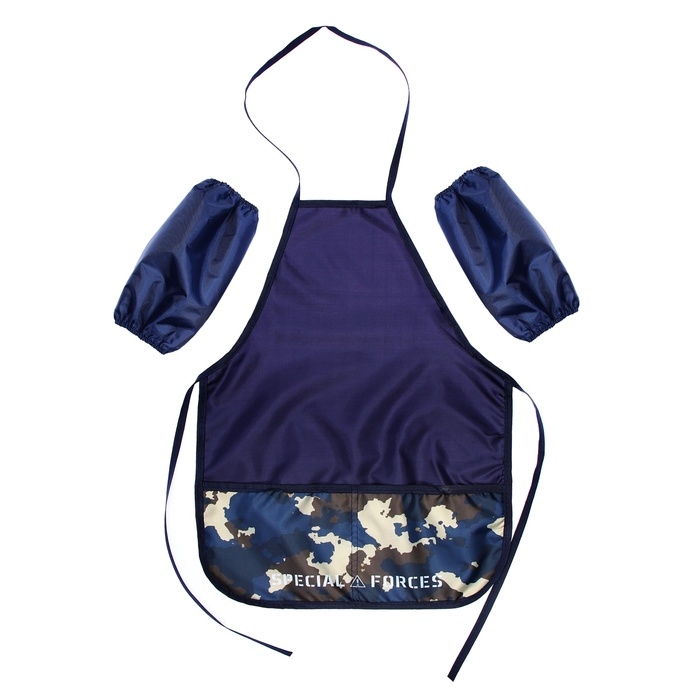 Фартук для труда + нарукавники, 485×395/250×160 мм, рост 116-140 см, Calligrata «Камуфляж» Фартук для труда + нарукавники, 485×395/250×160 мм, рост 116-140 см, Calligrata «Камуфляж»