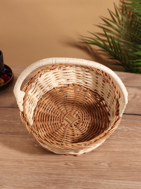 Корзина плетеная 23x23x23 см, ротанг