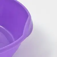 Таз 3л с ручками круг, цвет МИКС