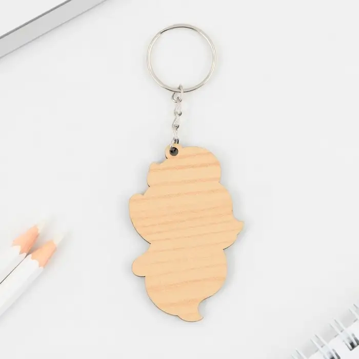 Брелок для ключей деревянный «Единорог», 5 х 6 см Брелок для ключей деревянный «Единорог», 5 х 6 см