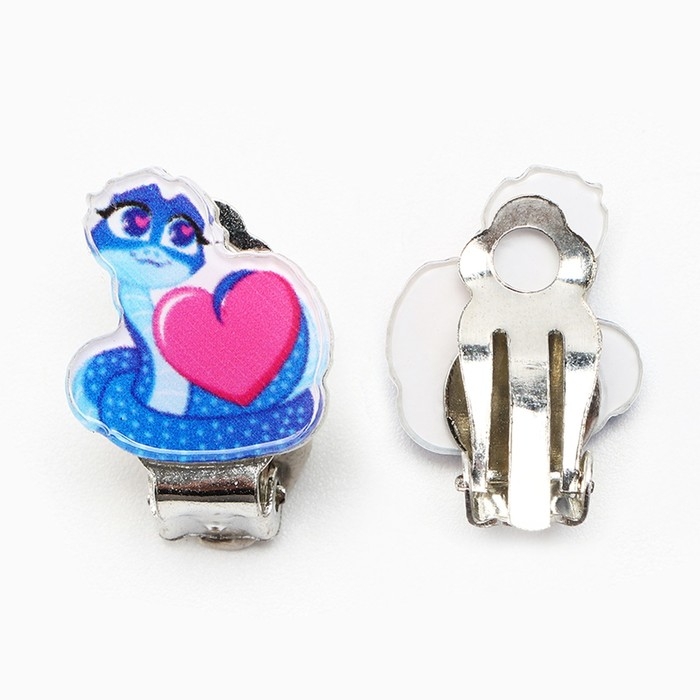 Серьги клипсы детские новогодние «Волшебства» на Новый год, 7 х 9 см Серьги клипсы детские новогодние «Волшебства» на Новый год, 7 х 9 см