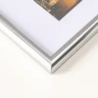 Фоторамка для фото 21х30 см, с паспарту 15х21 см, Vivo, серебро