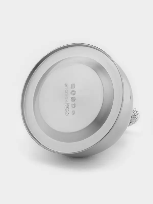 Чайник Доляна &laquo;Мрамор&raquo;, 3 л, со свистком, нержавеющая сталь, хромированный