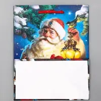 Пакет подарочный новогодний ламинированный, &laquo;Дед Мороз&raquo; , 18&times;10&times;22.3 см