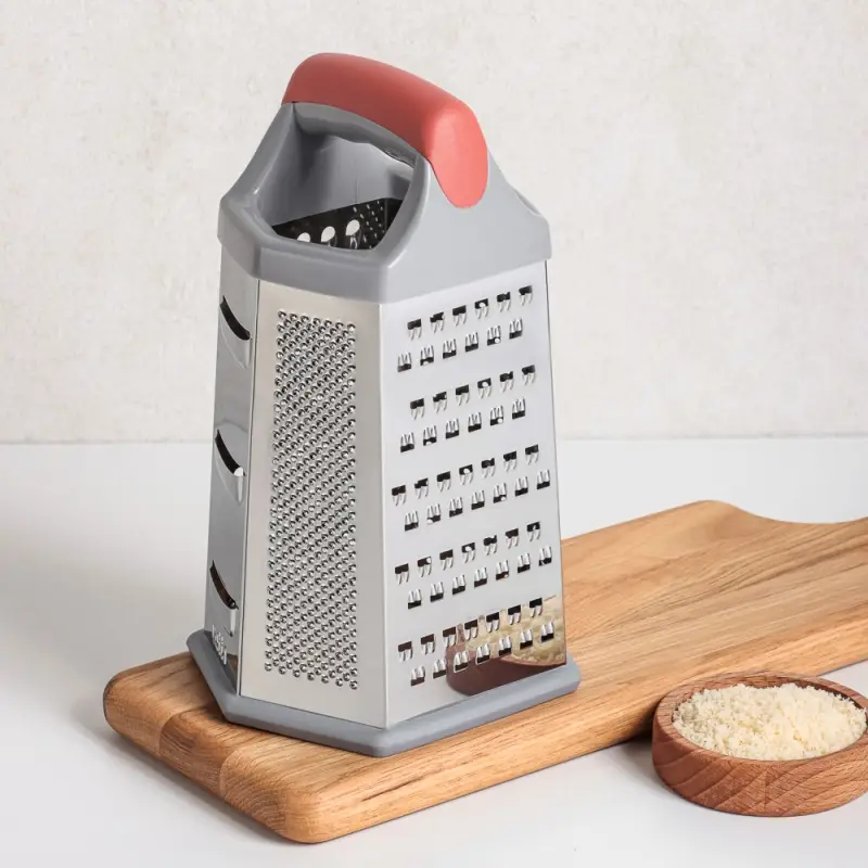 VETTA Терка 6-и сторонняя 22см, нерж.сталь