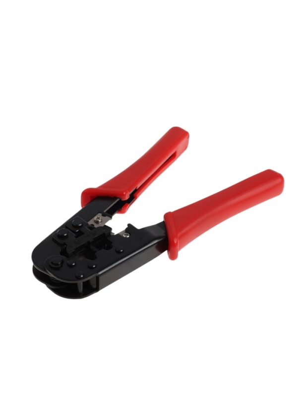 Кримпер ТУНДРА, для витой пары и телефонной линии RJ-45 8P 6P, горизонтальный обжим Кримпер ТУНДРА, для витой пары и телефонной линии RJ-45 8P 6P, горизонтальный обжим