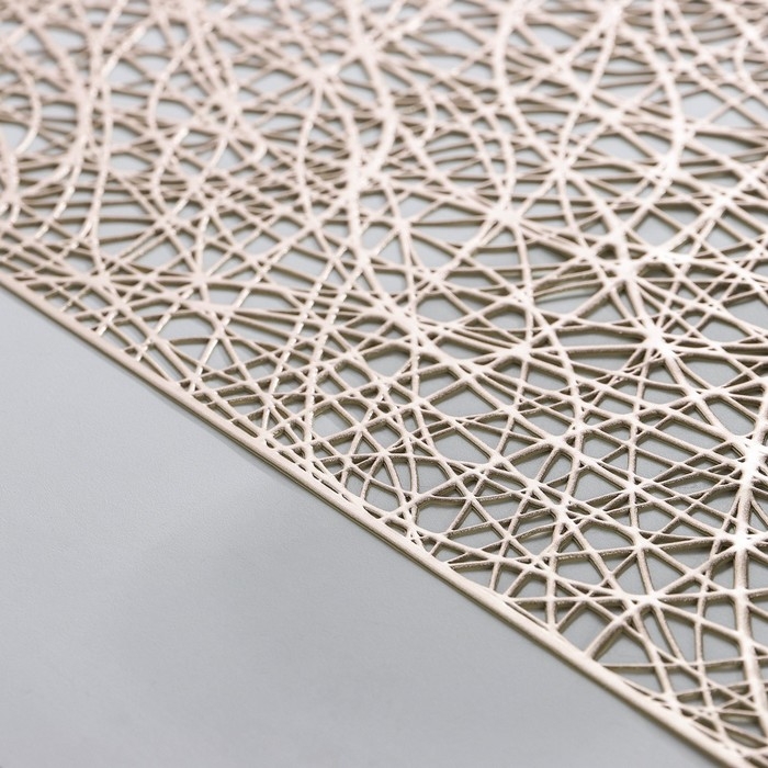 Дорожка на стол Доляна «Паутинка», 30×150 см, цвет золотой Дорожка на стол Доляна «Паутинка», 30×150 см, цвет золотой