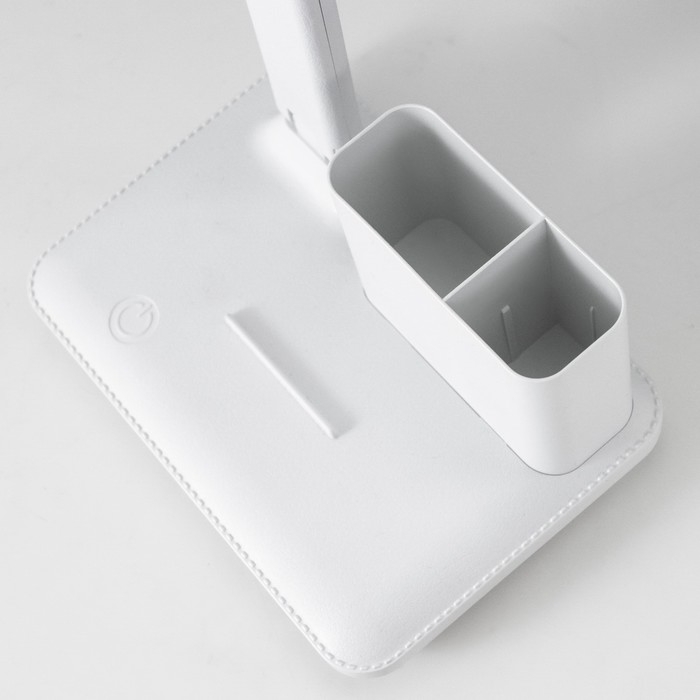 Настольная лампа сенсорная LED 10Вт АКБ USB белый 17х25,5х29 см Настольная лампа сенсорная LED 10Вт АКБ USB белый 17х25,5х29 см