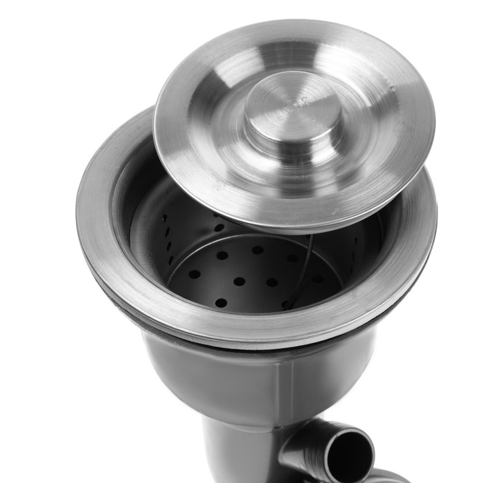 Кухонная мойка ZEIN M03, S=3.0 и 0.7мм, смеситель, корзины, разделочная доска, сифон, графит Кухонная мойка ZEIN M03, S=3.0 и 0.7мм, смеситель, корзины, разделочная доска, сифон, графит