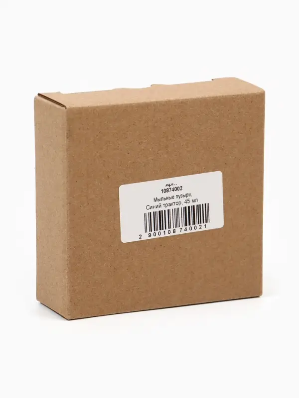 Набор мыльных пузырей 3 штуки, 45 мл, Синий трактор