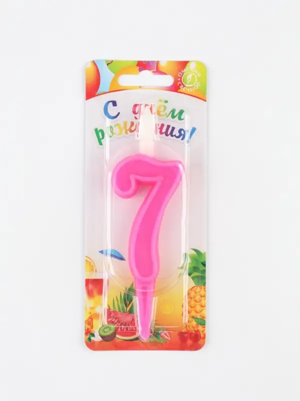 Свечи для торта цифры &laquo;Классика&raquo;. 10.2 см, в шоу-боксе, 50 штук