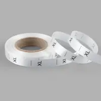 Размерник сатиновый, XL, 1000 шт., 12 мм, 30 м, белый