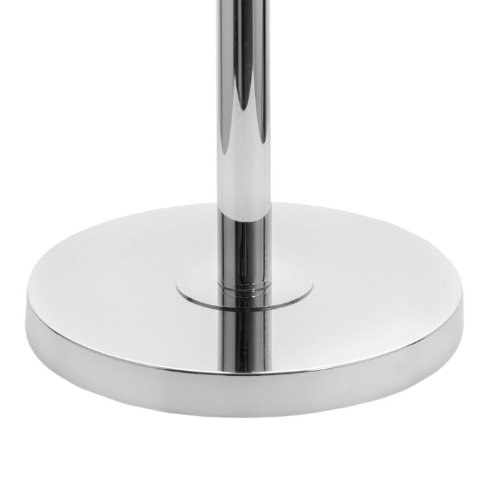 Торшер 16440/1BK Е27 40Вт черно-хромовый 38х38х157 см