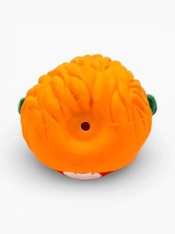 Пищащая игрушка для собак &laquo;Монстр&raquo;, 7&times;5.5 см, латекс, оранжевая