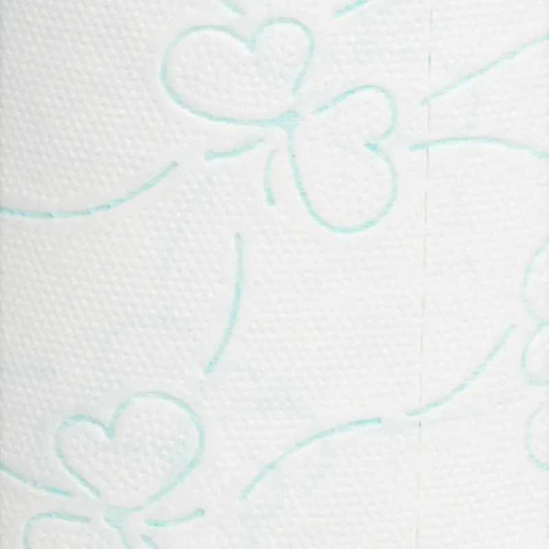 Бумага туалетная Luscan Comfort 2сл бел с зел тисн яблок 100%цел 21,9м4р/уп