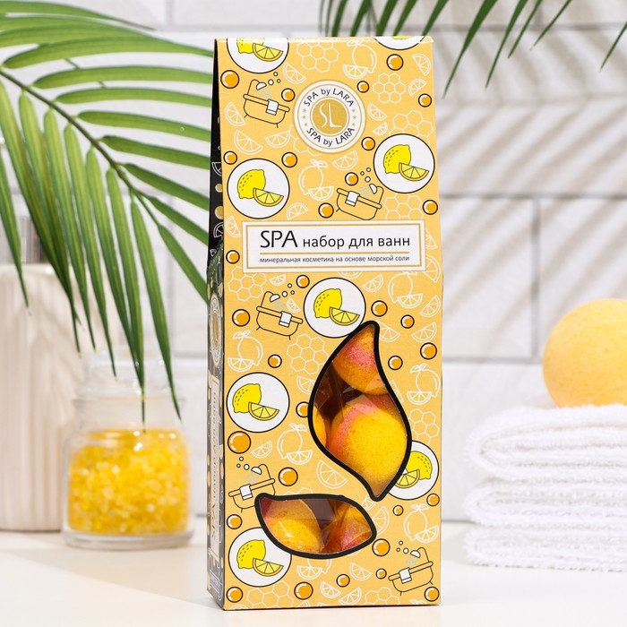 Набор бомбочек для ванн Spa by Lara «Ассорти», ароматизированный, 6 х 40 г МИКС Набор бомбочек для ванн Spa by Lara «Ассорти», ароматизированный, 6 х 40 г МИКС