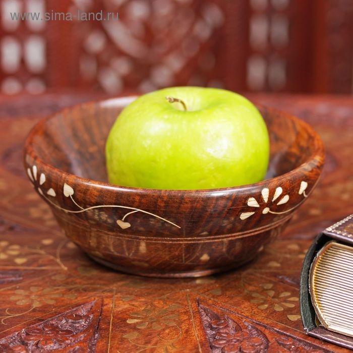 Чаша дерево Чаша дерево "Роспись" 4,5х12,5х12,5 см