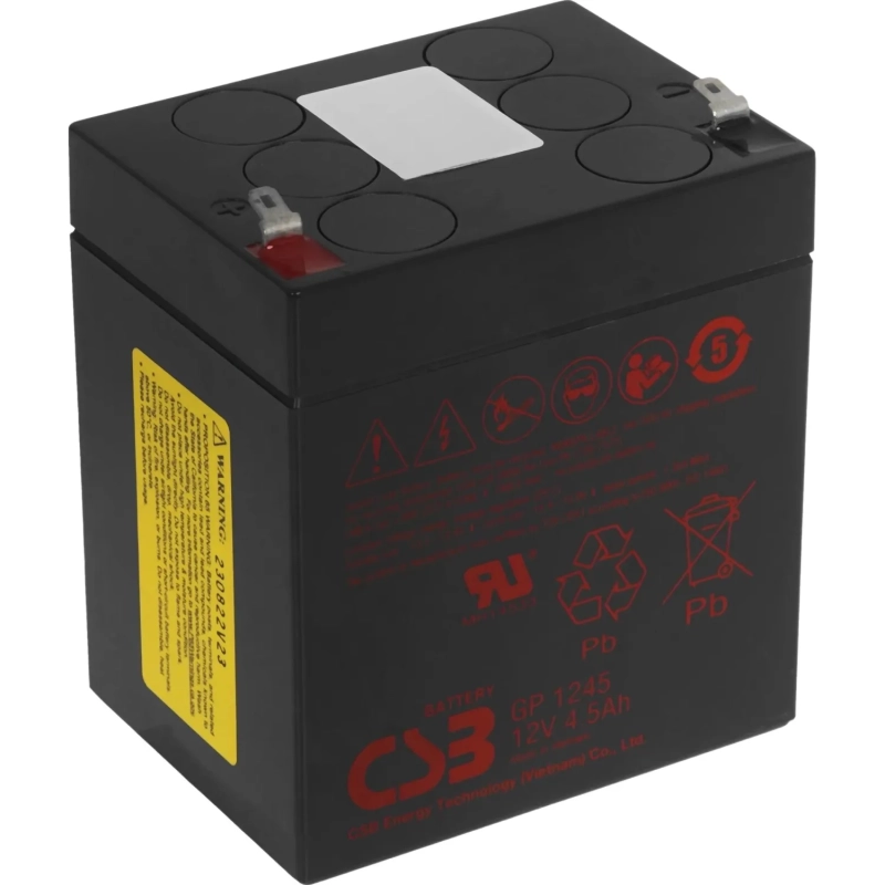 Батарея для ИБП CSB серия GP, GP1245 (12V16W) CSB , 12В/4Ач