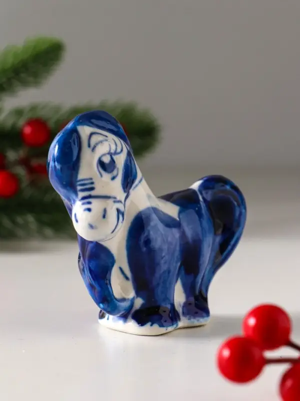 Сувенир  Сувенир "Конь Жаркий",9х5 см, гжель