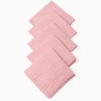 Набор платочков Крошка Я Rose 20*20 см-5 шт, муслин, 100 % хлопок
