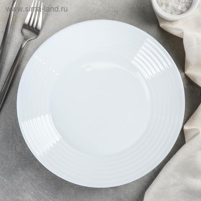 Тарелка глубокая Luminarc Harena Asean, d=23 см, стеклокерамика, цвет белый