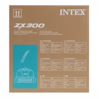 Автоматический пылесос для бассейна ZX300, для насосов от 6056 до 13248 л/ч, 28005 INTEX