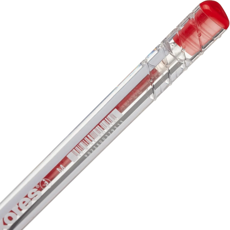Ручка шариковая неавтомат. KORES К11 неавт M(1мм) масляная, красная