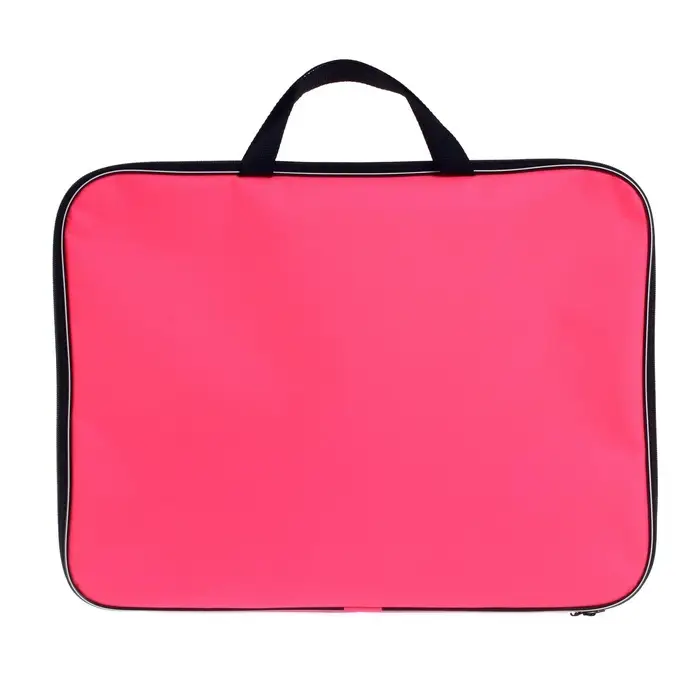 Папка А3 Calligrata, с ручками, текстиль, 20 мм, стандарт, 450&times;350 мм, розовая, 600D