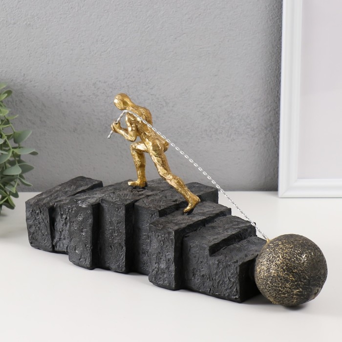 Сувенир полистоун  Сувенир полистоун "Испытания, сделают тебя сильнее" 31х11,5х16,5 см