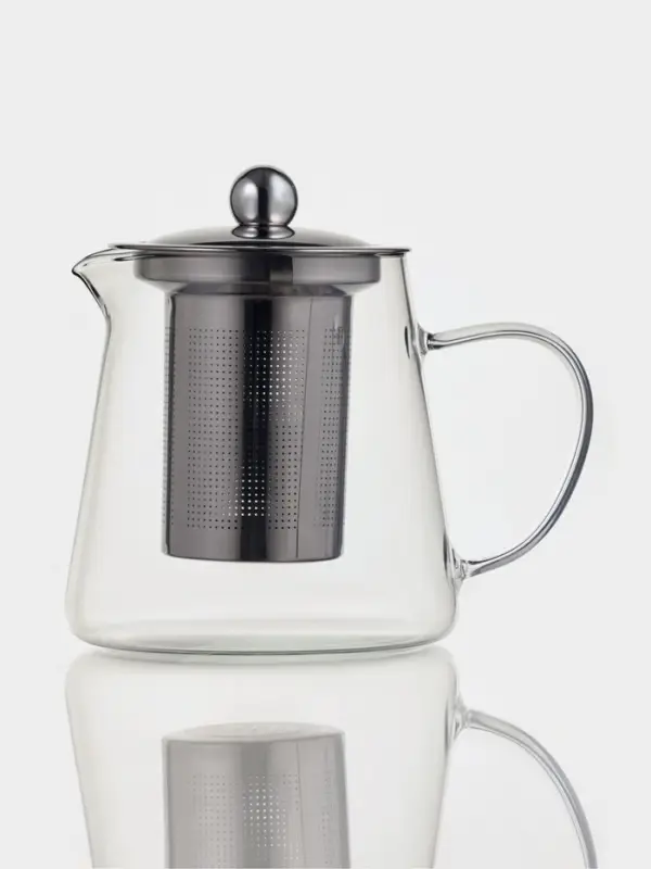 Чайник заварочный &laquo;Эгла&raquo;, 450 мл, 12.5&times;10&times;11.5 см, с металлическим ситом и крышкой