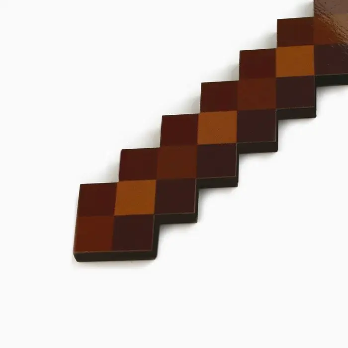 Деревянное оружие, детское сувенирное &laquo;Пиксель&raquo;, топор кирка, 14.2&times;18.1 см