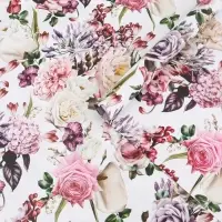 Бумага упаковочная двухсторонняя &laquo;Букет&raquo;, глянец, 100&times;70 см