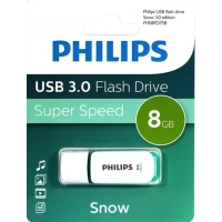 Флеш-память PHILIPS SNOW3.0 8GB, USB 3.0