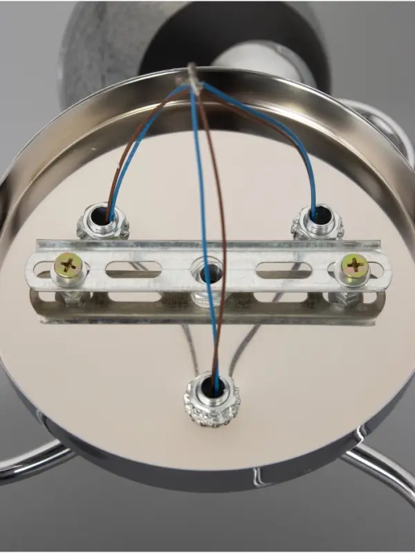 Люстра &laquo;Дождь&raquo; 3&times;40 Вт Е27 хром 48&times;48&times;24 см