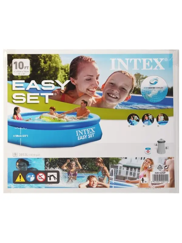 Бассейн надувной INTEX Easy Set 28122NP, 305&times;76 см, фильтр-насос, круглый