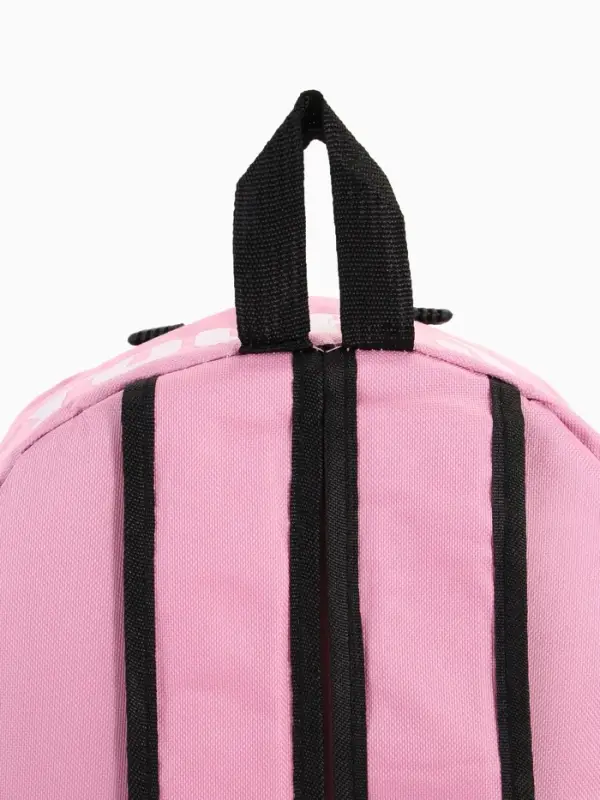 Рюкзак молодёжный на молнии, с карманами, размер 27&times;10&times;37.5 см, розовый