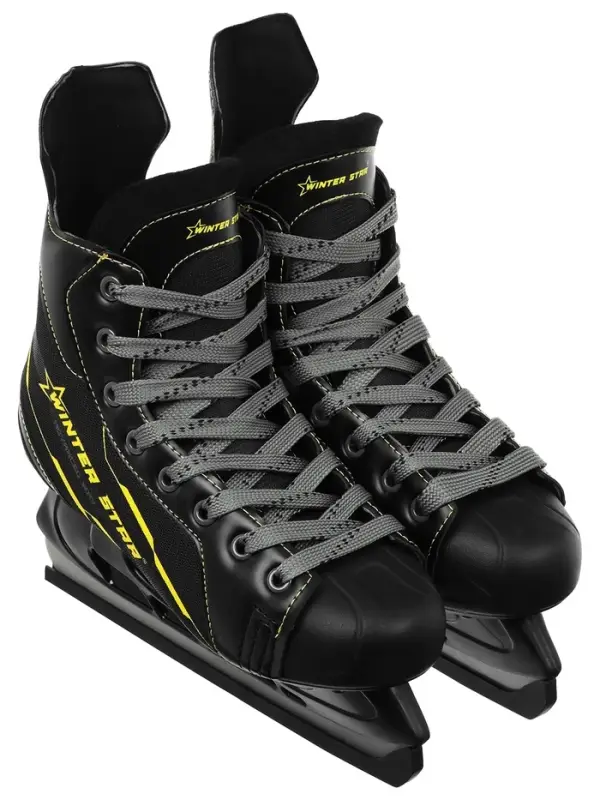 Коньки хоккейные Winter Star Powerplay Yellow, размер 43