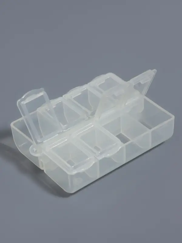 Органайзер для хранения мелочей, с подвесом, 8 ячеек, 8&times;6&times;2 см, прозрачный