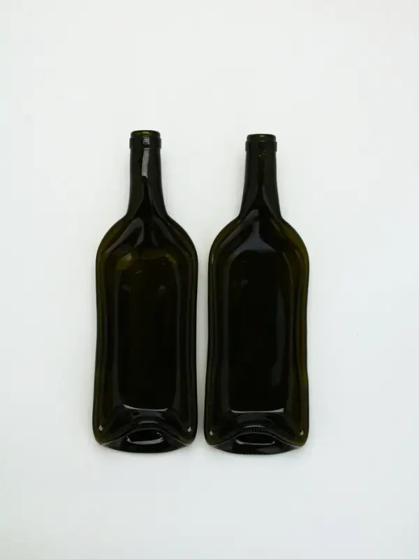 Тарелка бутылка, сервировочная, набор 2 шт.