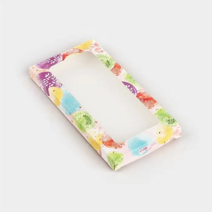 Коробка для шоколада «С днём рождения!», с окном, 17.3 х 8.8 х 1.5 см Коробка для шоколада «С днём рождения!», с окном, 17.3 х 8.8 х 1.5 см