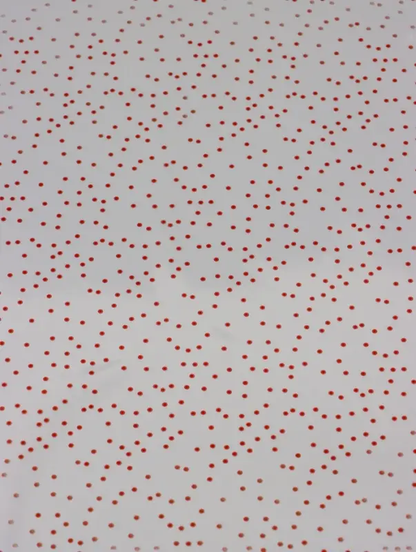 Пленка прозрачная с рисунком «Крупинки» Красный 0.7×8.2±5%м