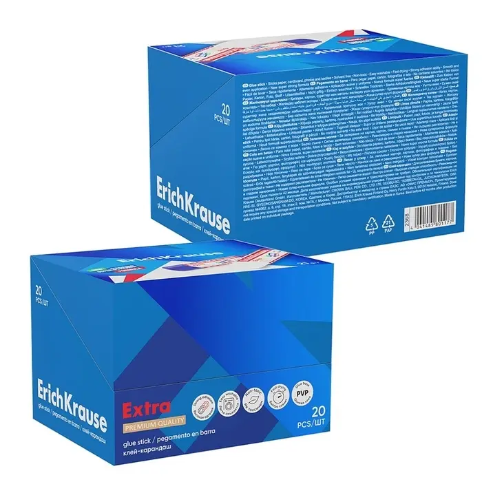 Клей-карандаш, ErichKrause Extra, PVP, усиленная формула, 21 г
