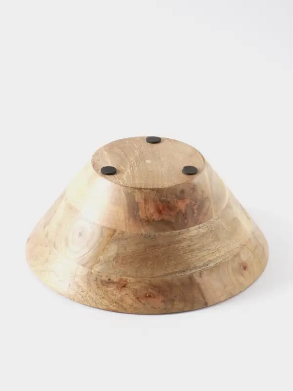 Салатник &laquo;Крабы&raquo;, 25&times;25&times;10 см, дерево манго