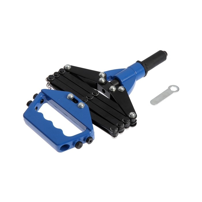 Заклепочник ТУНДРА, 800 мм, усиленный, заклепки 3.2 - 4 - 4.8 - 6 - 6.4 мм Заклепочник ТУНДРА, 800 мм, усиленный, заклепки 3.2 - 4 - 4.8 - 6 - 6.4 мм